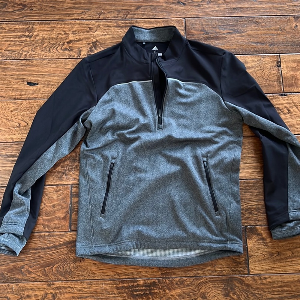 Adidas 1/4 zip golf pullover jacket
